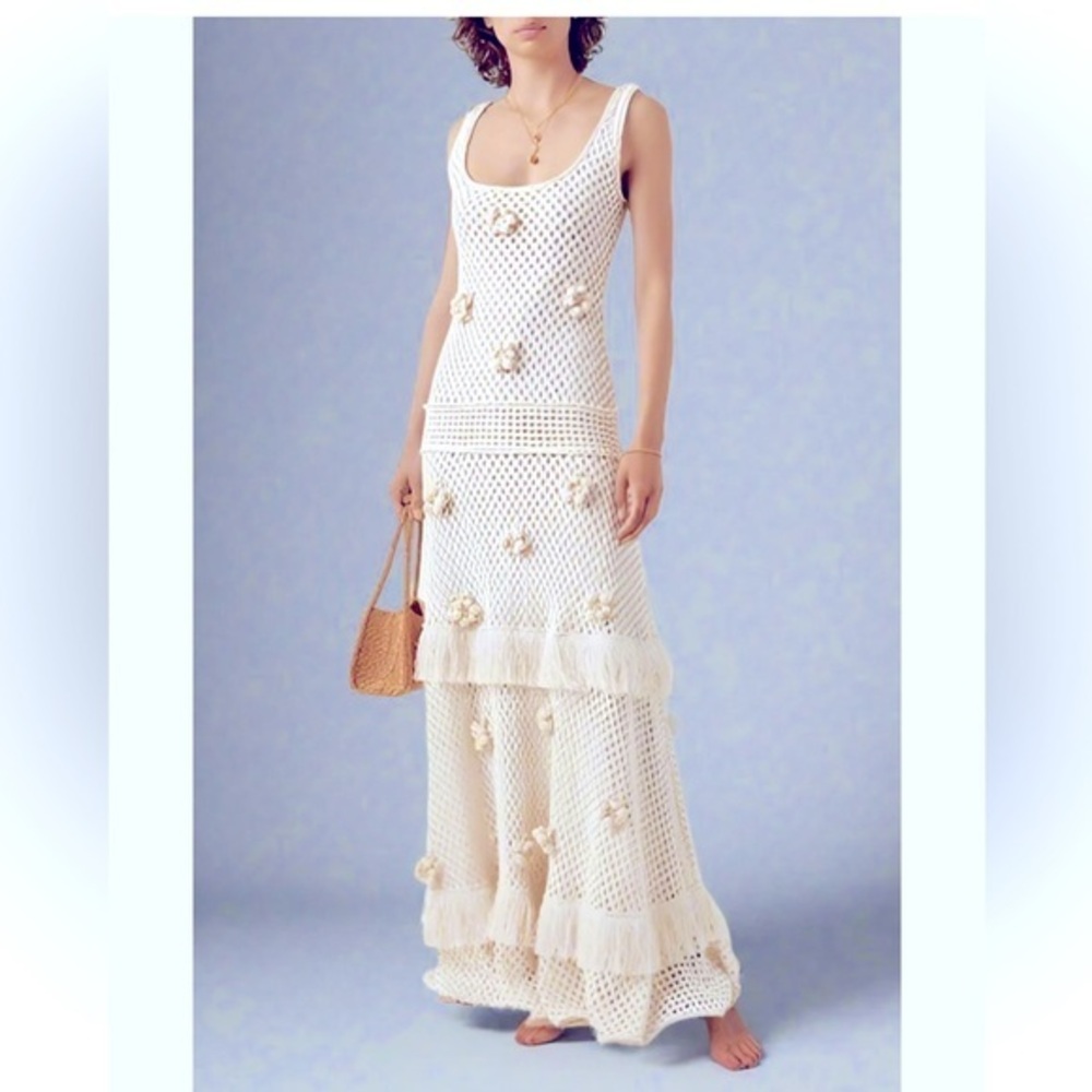 Elegant Long Sleeve White Dress